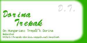 dorina trepak business card